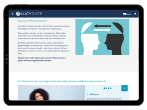 Elucydate Muster eines Wissenstransfers