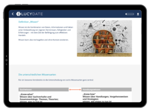 Elucydate Kursthema unterschiedliche Wissensarten