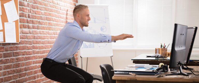 Freude beim Business Workout mit dem Elucydate E-Learning